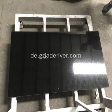 Hochwertige polierte schwarze Arbeitsplatte Vanitytop Kitchentop